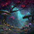 illustrate 2d environment concept art and background