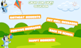 create a personalized bluey birthday video with custom message