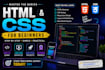 teach beginner HTML and CSS step by step