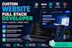 build rebuild custom website development full stack front end back end developer