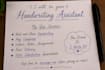 write your message in beautiful real handwriting