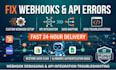 fix custom webhook and api integration troubleshooting