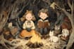 draw professional children comic book illustration with