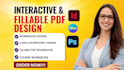 design an interactive PDF workbook, stem workbook fillable PDF,  ebook worksheet