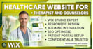 build a wix studio website for therapists or counselors