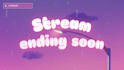 purple pink sunset stream overlay