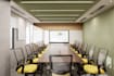 design modern commercial office space and 3d rendering