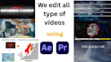 do professional video editing, you tube video editing
