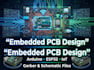 design embedded pcb, microcontroller circuit and hardware development solution