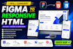 convert figma to responsive HTML