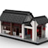 do lego moc model design,3d lego set,house design with step by step instruction