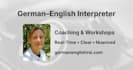 provide german english zoom simultaneous interpretation