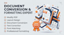 convert scanned PDF to document conversion fast in 1 hour