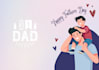 create customise fathers day card