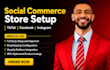 launch tiktok shop setup tiktok dropshipping facebook instagram shop integration