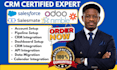 do salesforce odoo crm salesmate workflow automation nimble zapier integration