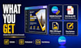 recreate your flyer as an editable canva template