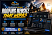 build roofing contractor website with lead generation CRM, estimate system, hvac