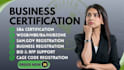 mbe registration smagov registration wosb dbe cage code sba certifications sam