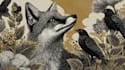 draw an animal and botanical illustration