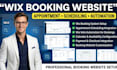create wix booking website, wix scheduling and automation
