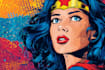 design an amazing superhero pop art