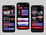 do figma app design for mobile app UI UX with figma prototype and wireframe
