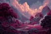 paint professional landscape concept art in painterly style