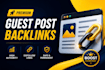 do SEO guest posting with high da DR backlinks