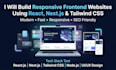 build a responsive frontend website