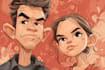 do caricature and cartoon character