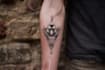 make custom minimal and geometric tattoo design