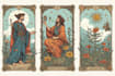 create tarot card character illustrations