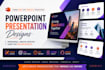 design professional powerpoint, and google slides presentations