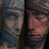 create professional tattoo design in realism style