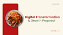 design a professional pitch deck or business presentation