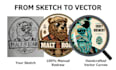 convert your logo, image or sketch to vector