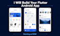 build an android mobile app using flutter and dart