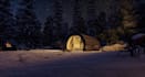 do 3d geodesic dome design, glamping pod rendering, and architectural 3d model