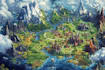 unique vector map, realistic or fantasy