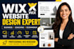 redesign wix website redesign wix website design wix website build wix redesign