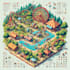 design rv campground, event map, festival map