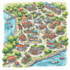 make detailed and modern city guide map illustrations