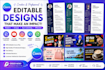 design professional canva resumes, cvs, youtube thumbnails