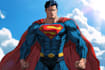 illustrate a superhero comic and marvel character