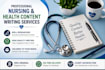 write healthcare and nursing blog content