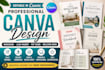 design canva workbook lead magnet pdf guide, welcome book canva ebook design