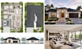 create 2d floor plan roof plan facade exterior interior 3d rendering