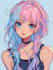 anime character an illustration