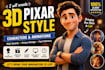 make cinematic pixar style animation videos